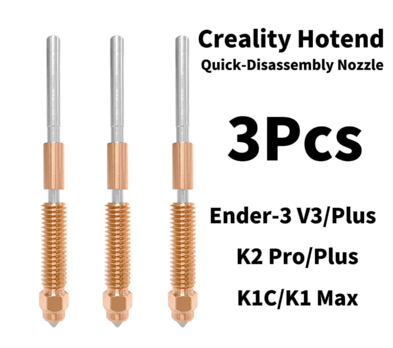 Creality Printer Ender 3 V3 - 3Pcs Original Quick-swap Nozzle Creality K1C/K1