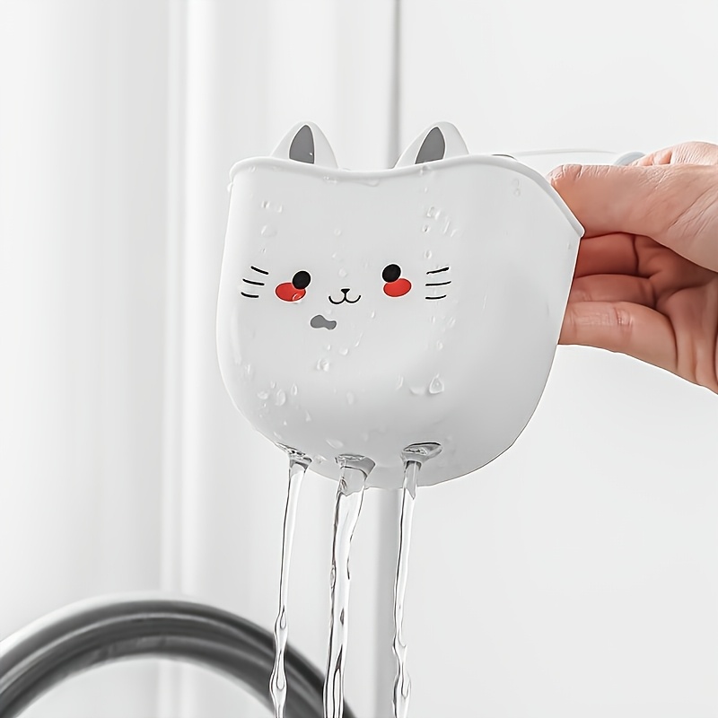 2Pcs Cute Cat Silicone Faucet  - Silicone Tap Washer ulasan dan harga