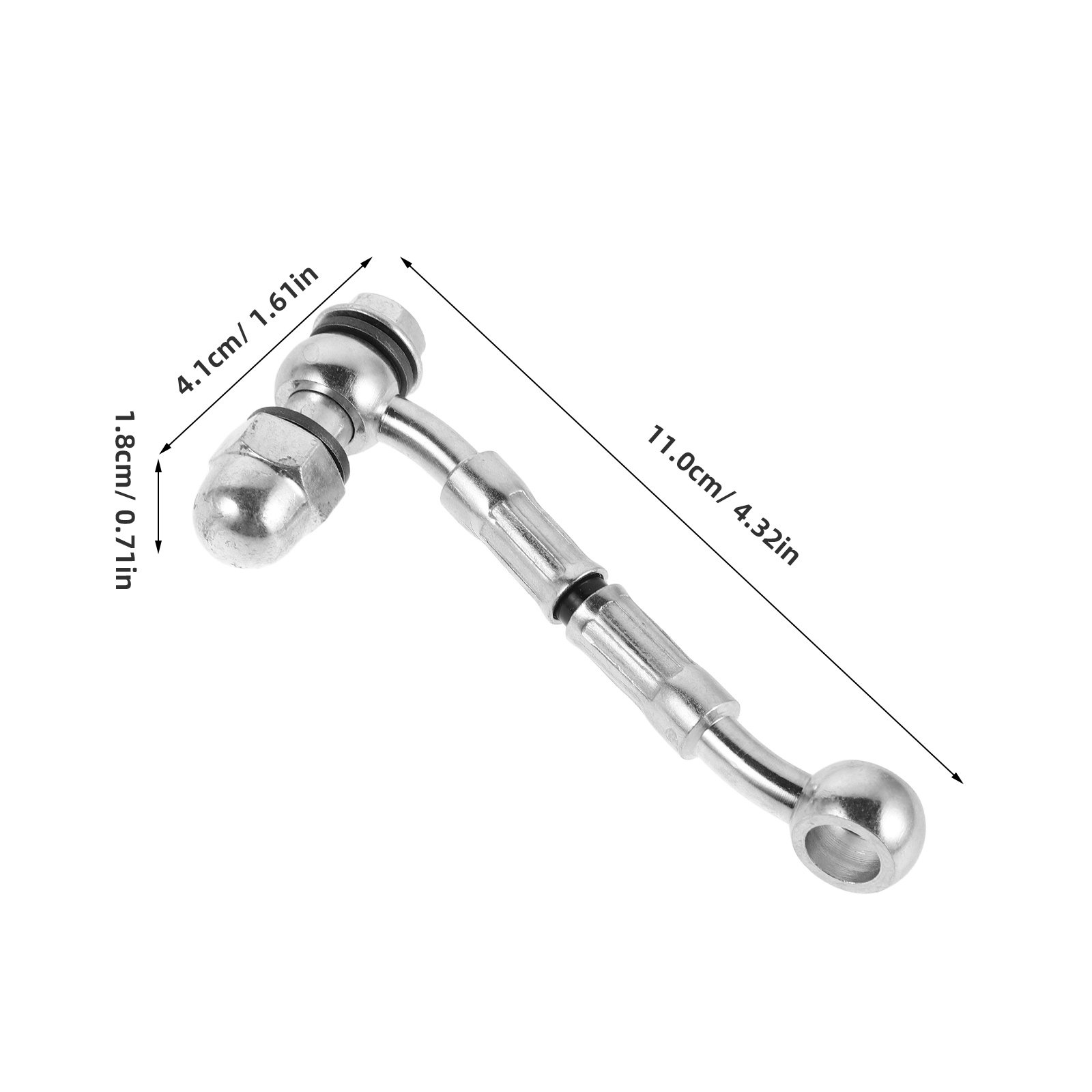 Metric Oil Tube Fitting Adapte - Compression Fitting Brass ulasan dan harga