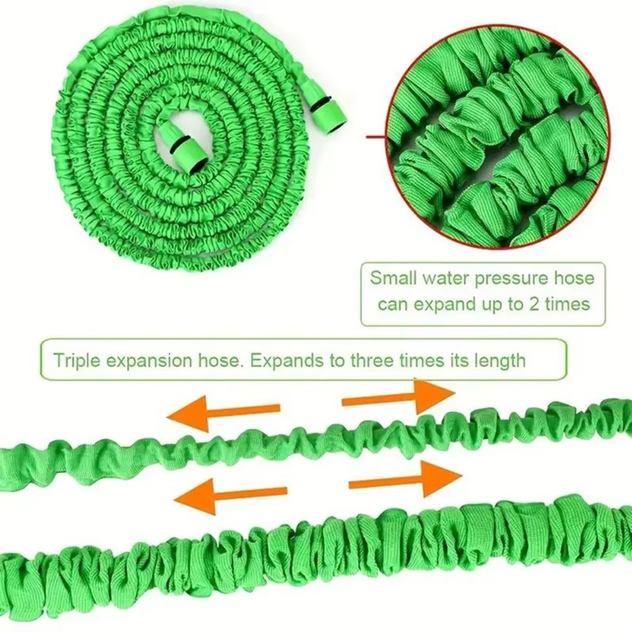 25FT-100FT Garden Hose Expanda - Flexible Hose Braided ulasan dan harga