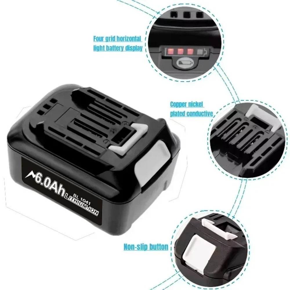10.8V/12V 4000mAh/6000mAh Li-i - Makita Drill Hp1640 ulasan dan harga