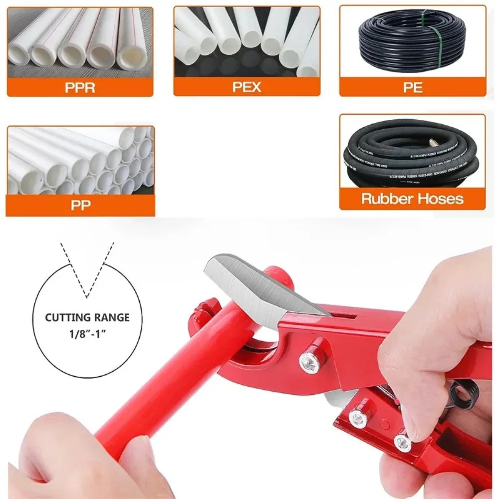 PU/PP/PE/PPR Hose Cutting Hand - Pipe Cutter Ratchet ulasan dan harga
