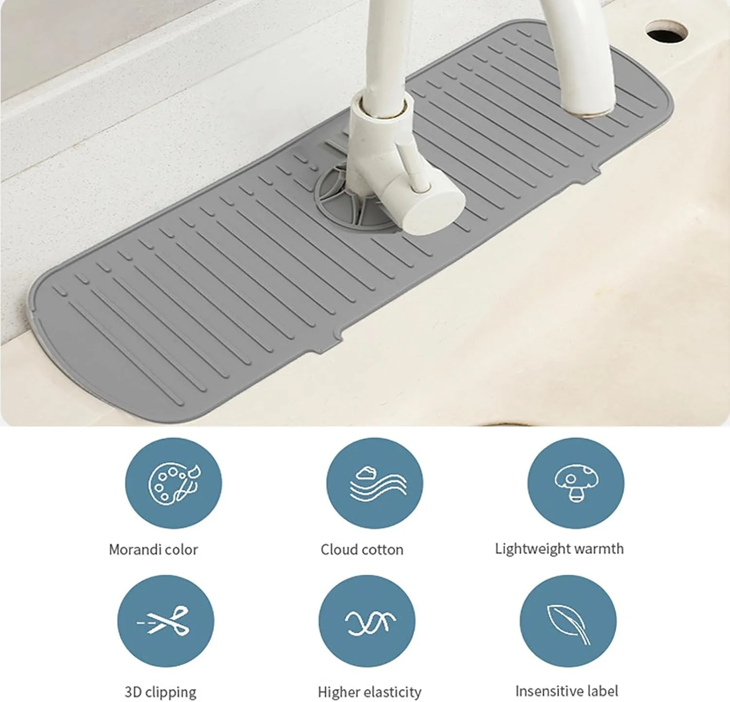 Kitchen Faucet Splash Pad Sili - Silicone Tap Washer ulasan dan harga