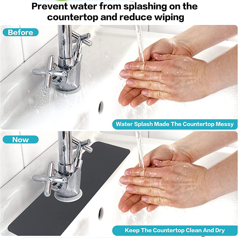 Upgraded Diatomite Sink Splash - Silicone Tap Washer ulasan dan harga