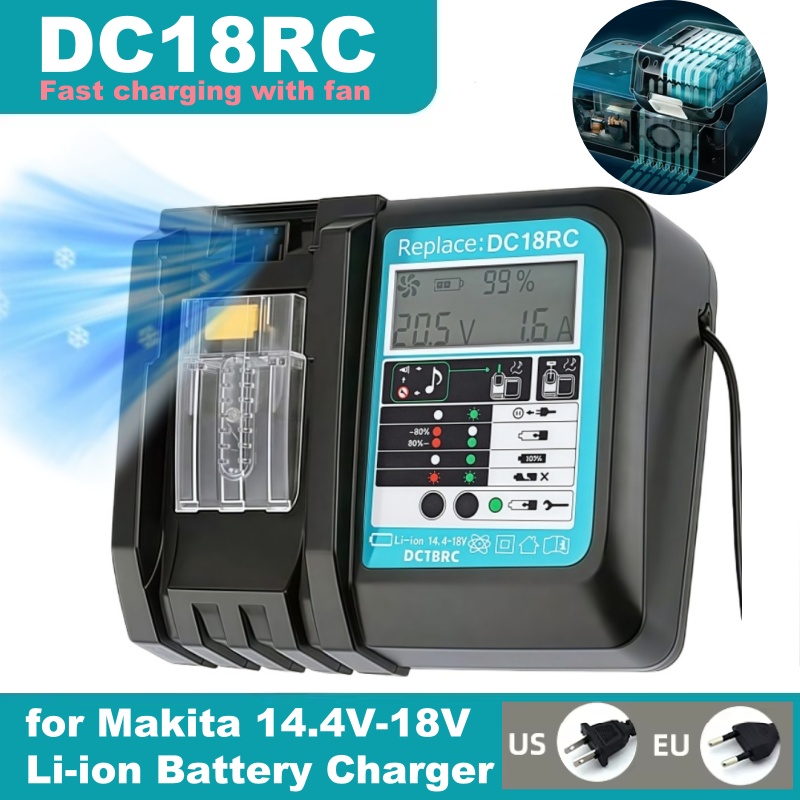DC18RC Fast Charging with Fan  - Makita Drill Hp1640 ulasan dan harga