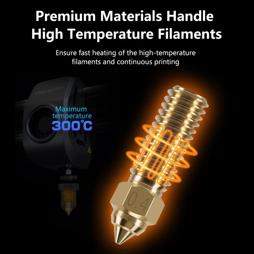 High‑Speed 3D Printer Nozzle B - Creality Printer Ender 3 V3 ulasan dan harga
