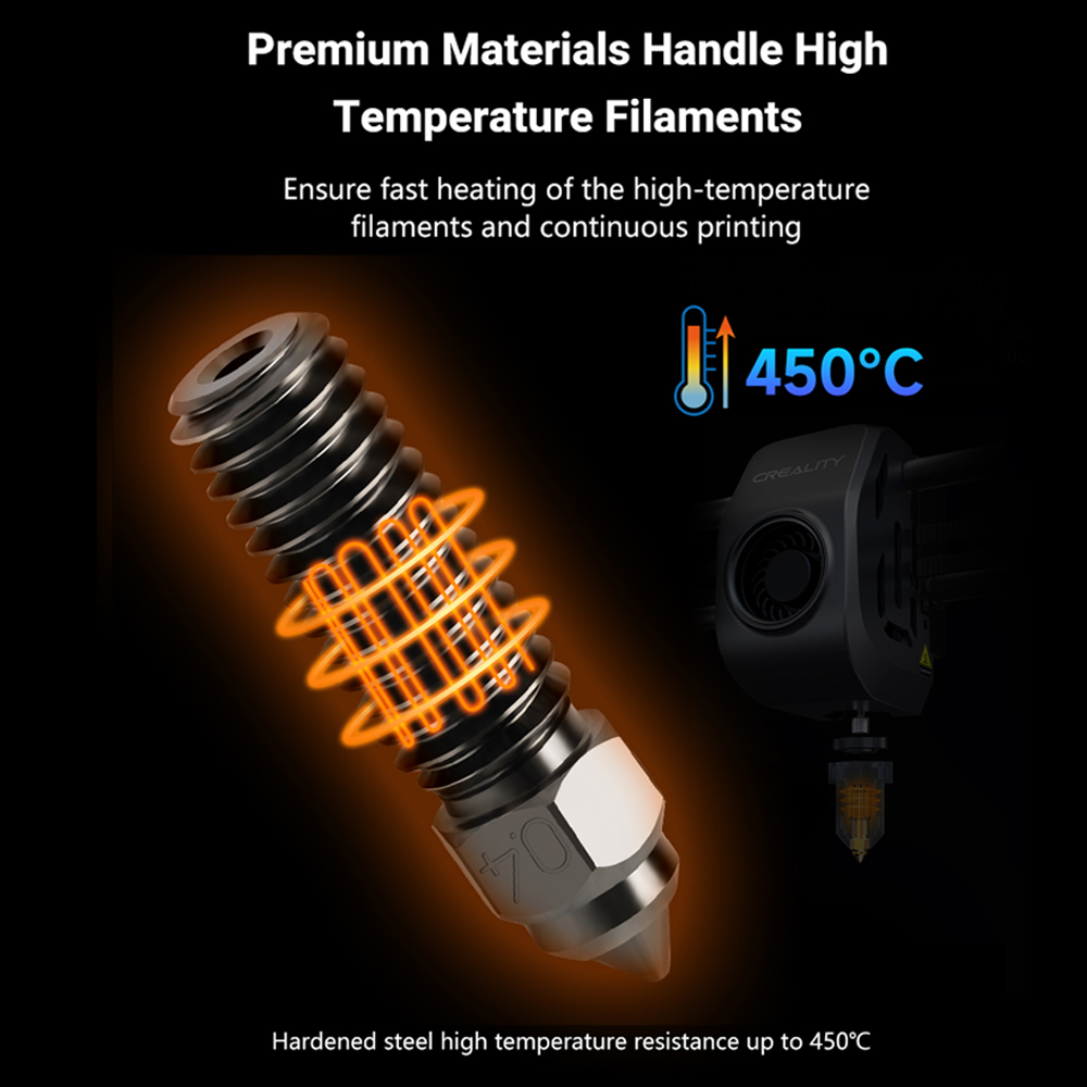 High‑Speed 3D Printer Nozzle B - Creality Printer Ender 3 V3 ulasan dan harga