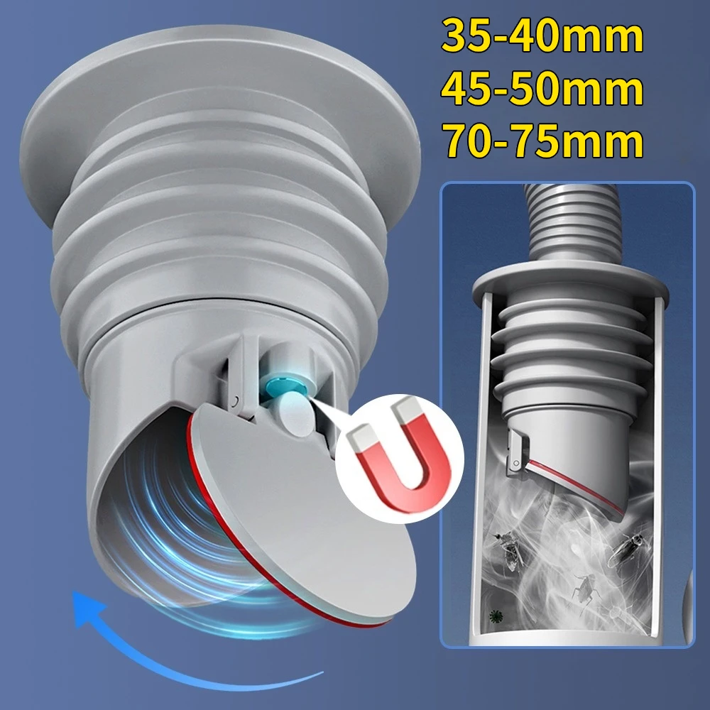 70-75mm Silicone Drains Kitche - Drain Pipe Clip ulasan dan harga